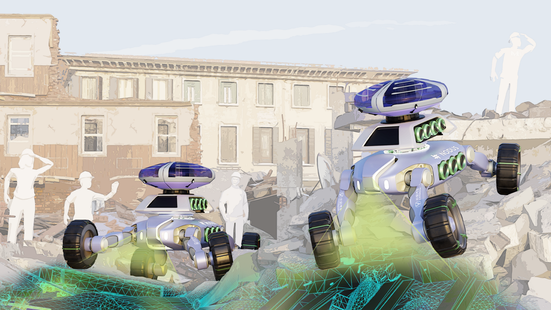Armadillo platform daytime operation with Lidar