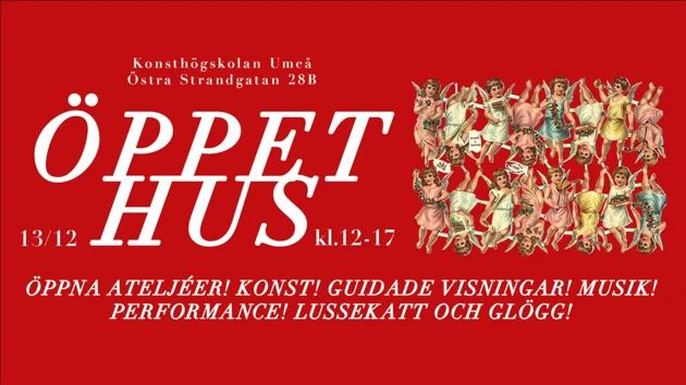 affisch för Öppet hus
