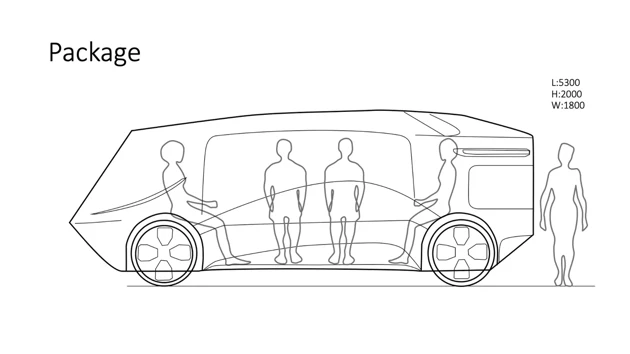 The car has the dimensions of: Length 5200, width 1900 and height 2000 mm.