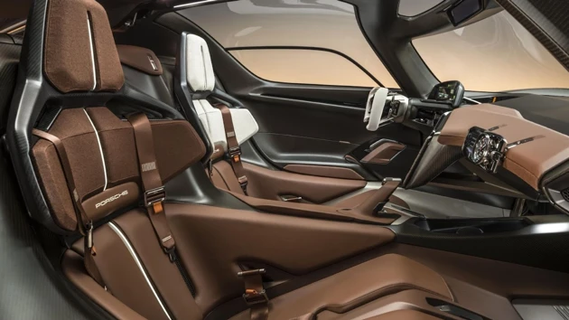 Image of interior of Porsche Mission X