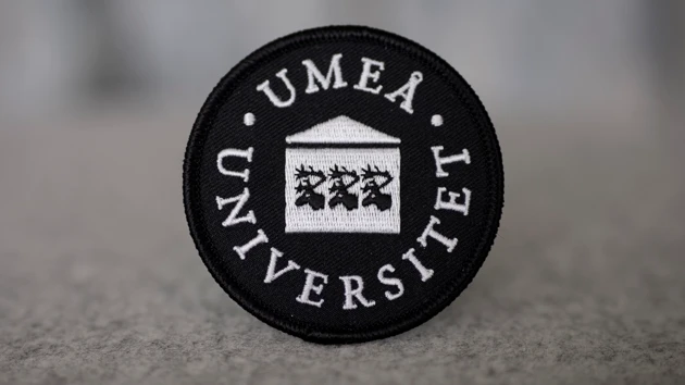 umu loggan som tygmärke