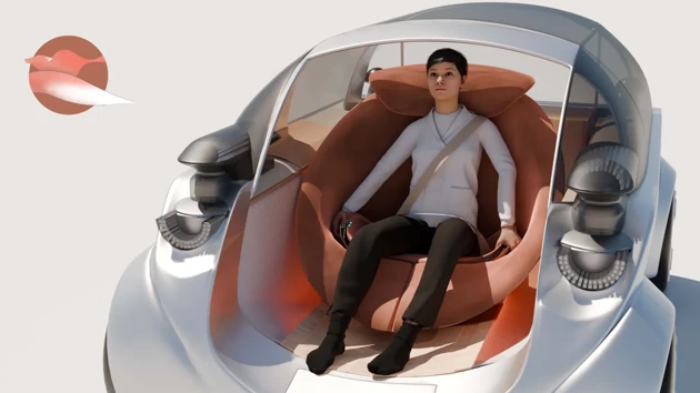 The creation mode, a table appears to make the seat turn into a workspace.