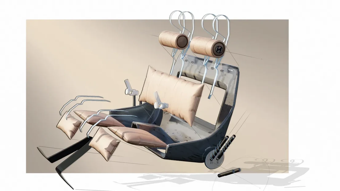 The seats light tub construction and removable cushions allow for easy repairability and cleaning.