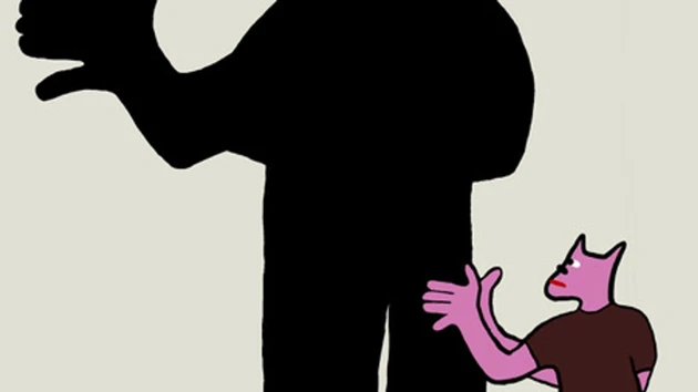 Figur som gör skuggbilder