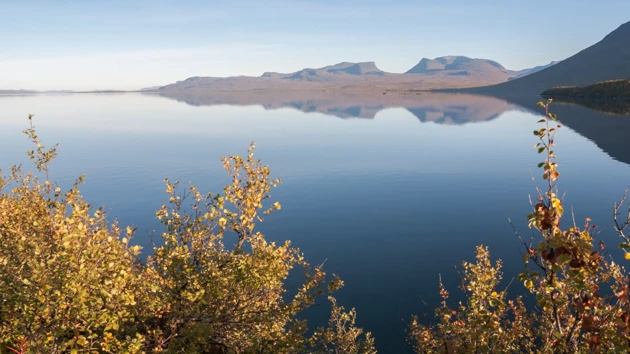 Čuonjávággi i Abisko nationalpark.