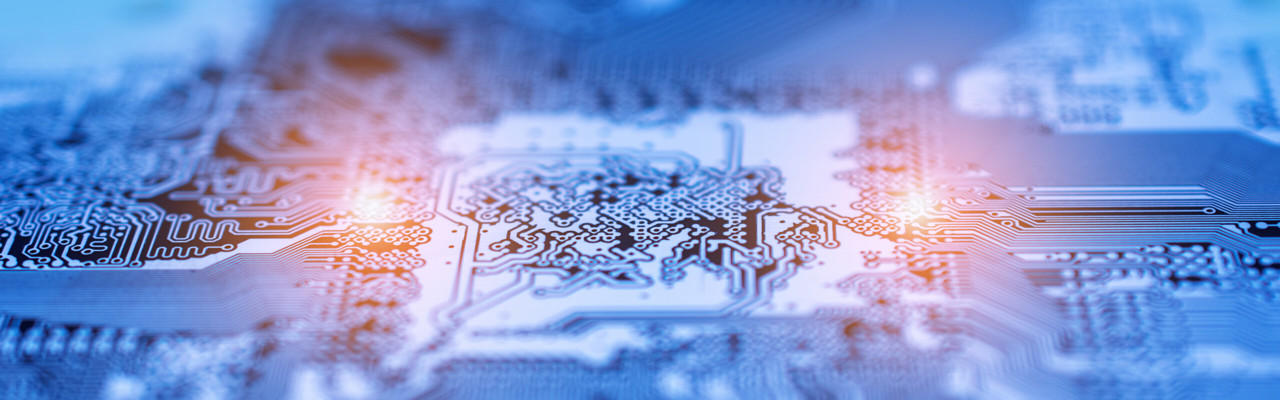 Bilden är en illustration av ett data-chip.