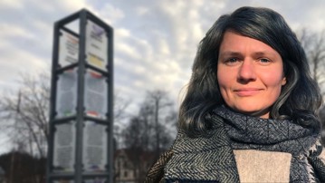 Porträtt av Anita Vaivade