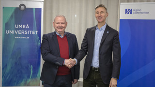 påskrift av avtal mellan Region Västerbotten och Umu.