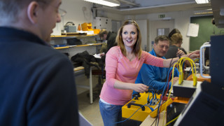 Bild på studenter