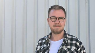 Simon Högdahl,  student Socionomprogrammet