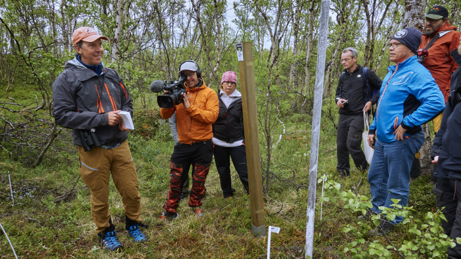 Invigning av Nuolja forskningsstig.