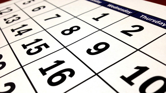 Bild på kalender
