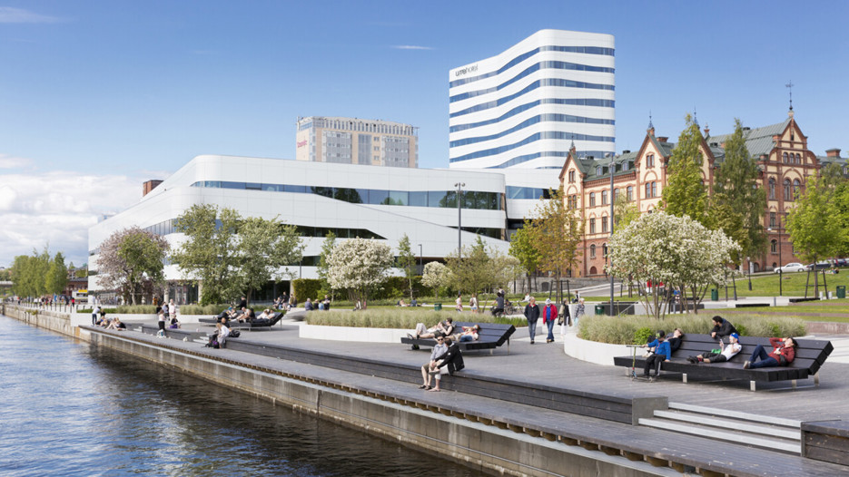 Väven och centrala Umeå