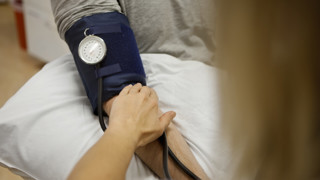 Bild på patient i vården