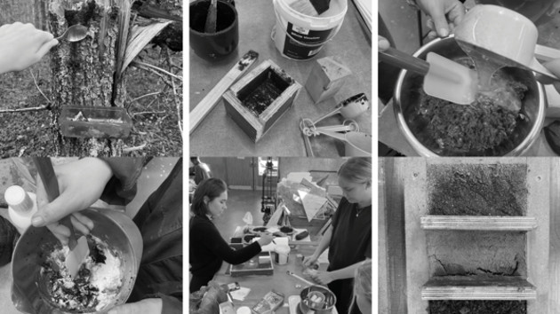 Mee Linh-Schwartz// Waste materials Explorations 1:1, Workshop Fall 2022, Studio 2