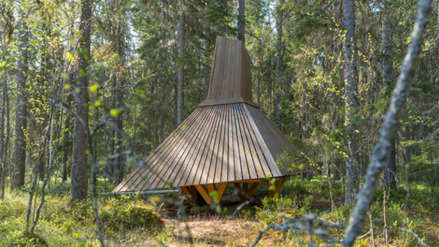 Windshelters in Robertsfors built by Studio 1 in collaboration with Arknat. Photos by Håkan Risberg.