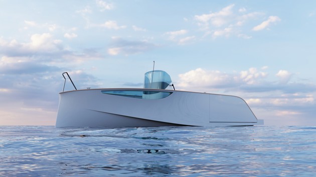 The exterior design is made simple with one character line stretching from the aft and accelerates towards the bow.