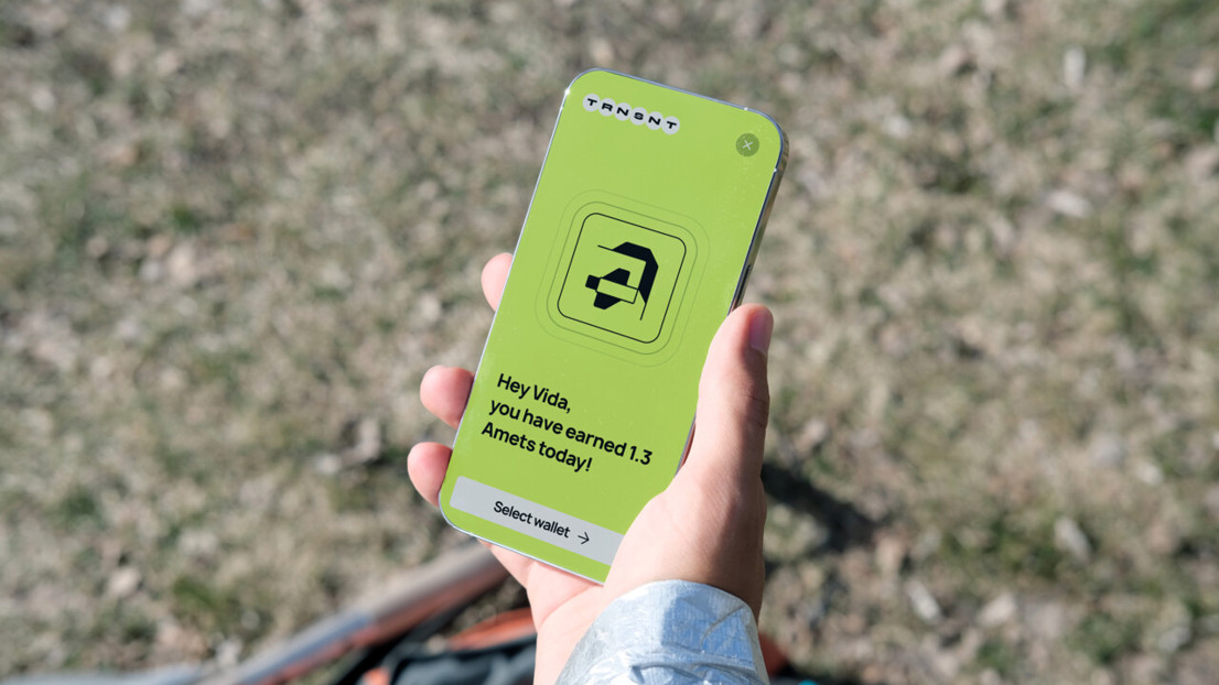 Mockup på mobilapplikation 