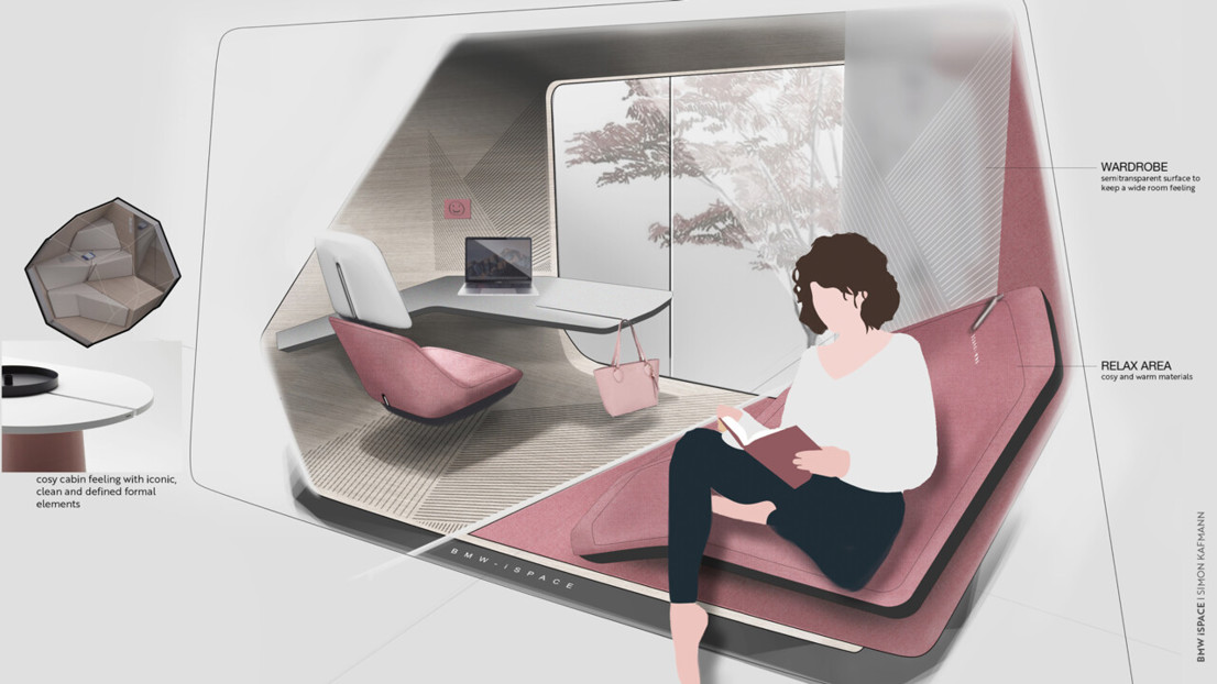 Ideation sketches of the HUB