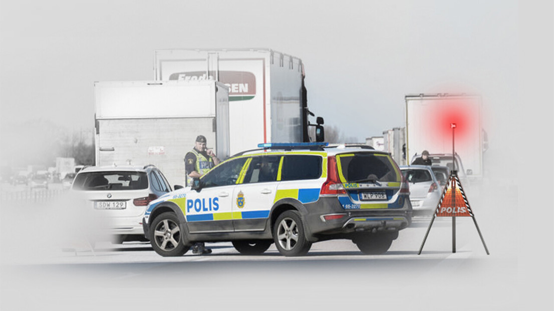 Jinying Cheng / RAYET: A ”redesigned” warning equipment placed at the scene of an accident to enhance the visibility of traffic police, in order to protect their safety.