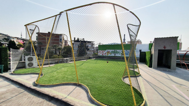 The sports field of the TIAFI Tiara project by last year's Studio 10 Project office, finished in October 2022.