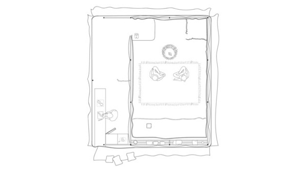 Drawing by students, floorplan