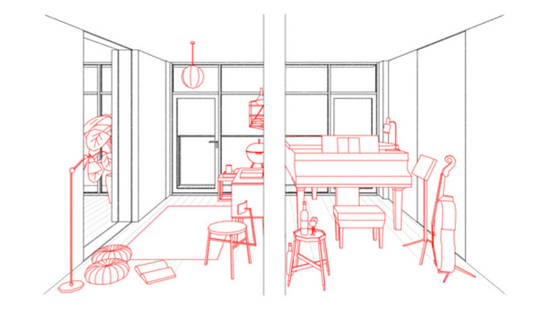 Drawing by student