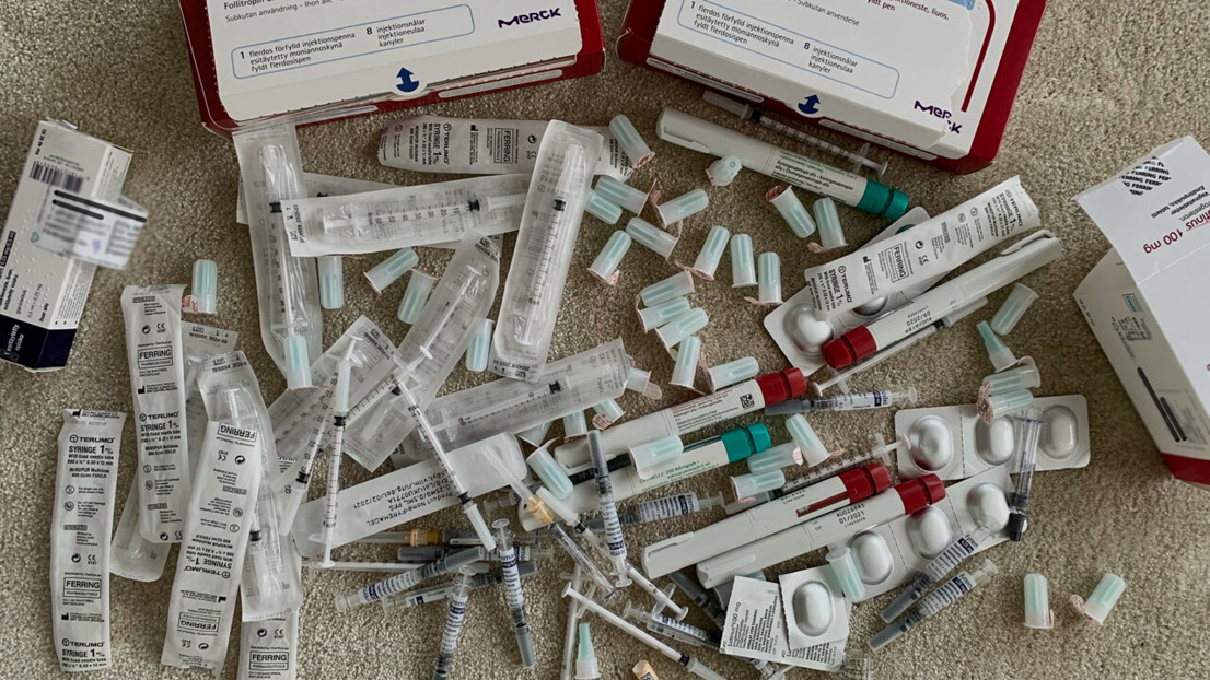 Ovarian Stimulation medications. Photo from an interview.